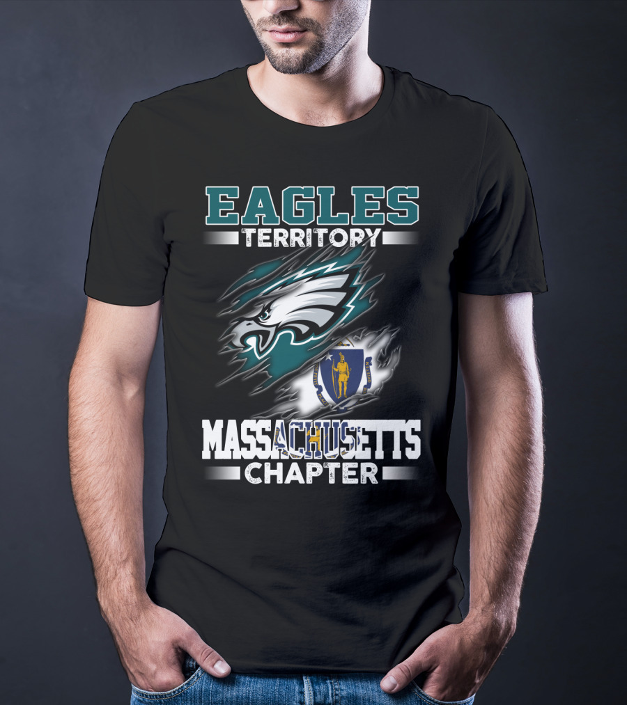 Eagles Territory Massachusetts Chapter Nfl Team Fan T-Shirt