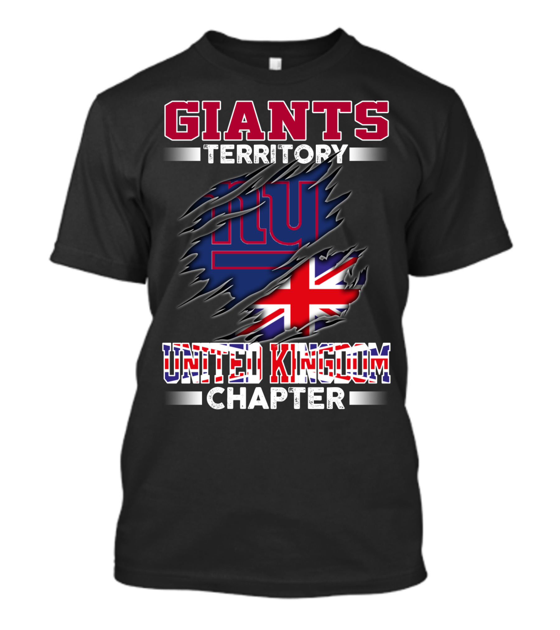 GIANTS Territory NY Logo United Kingdom Chapter T-Shirt