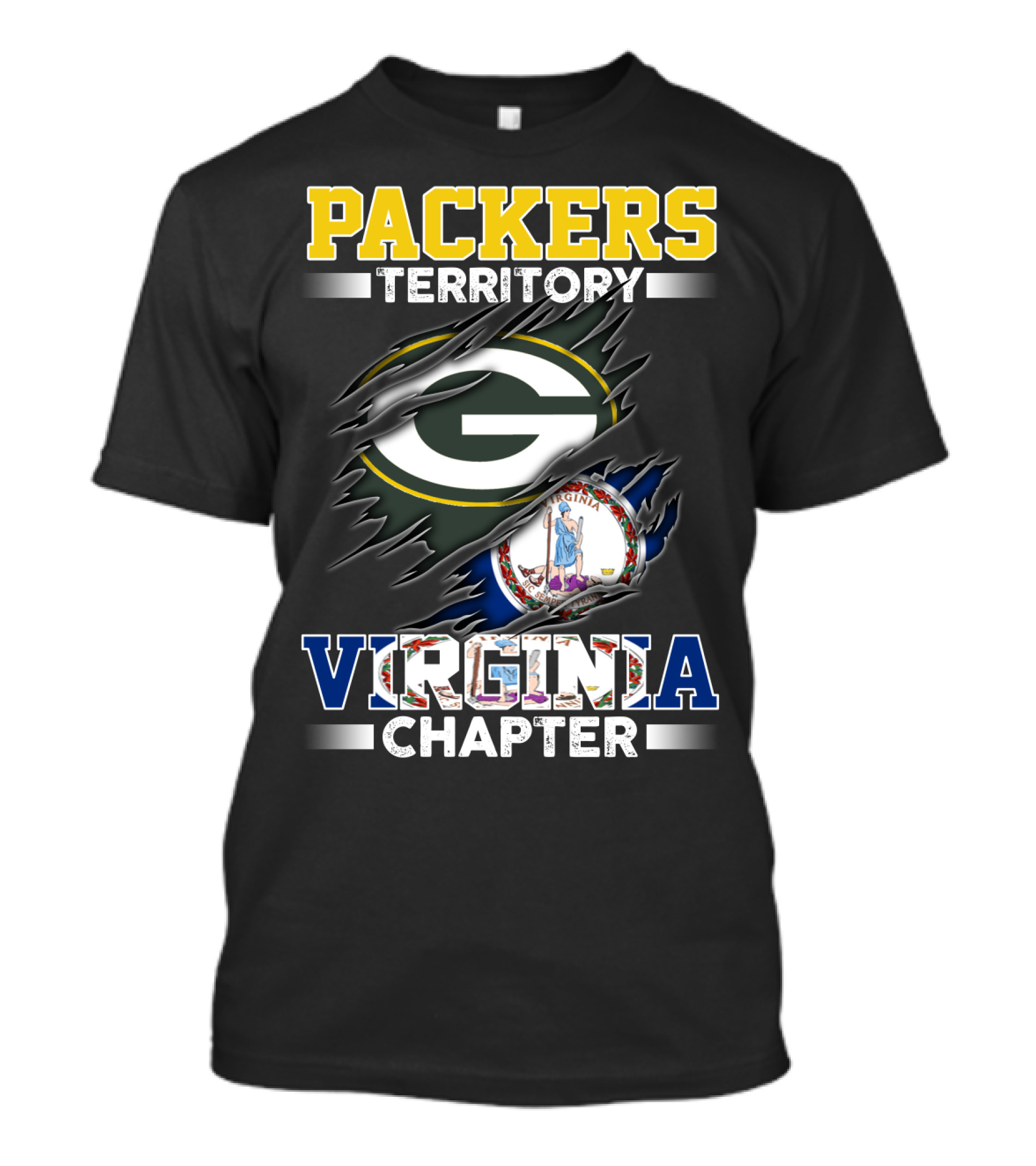 PACKERS TERRITORY VIRGINIA CHAPTER T-Shirt
