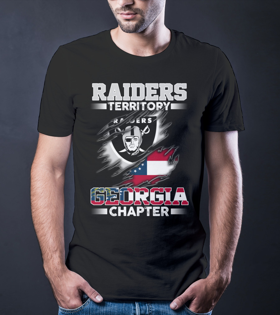 Raiders Territory Georgia Chapter Flag T-Shirt