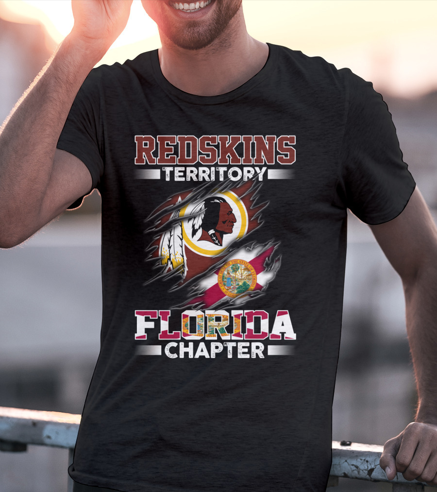 Florida Chapter Redskins Territory Flag T-Shirt