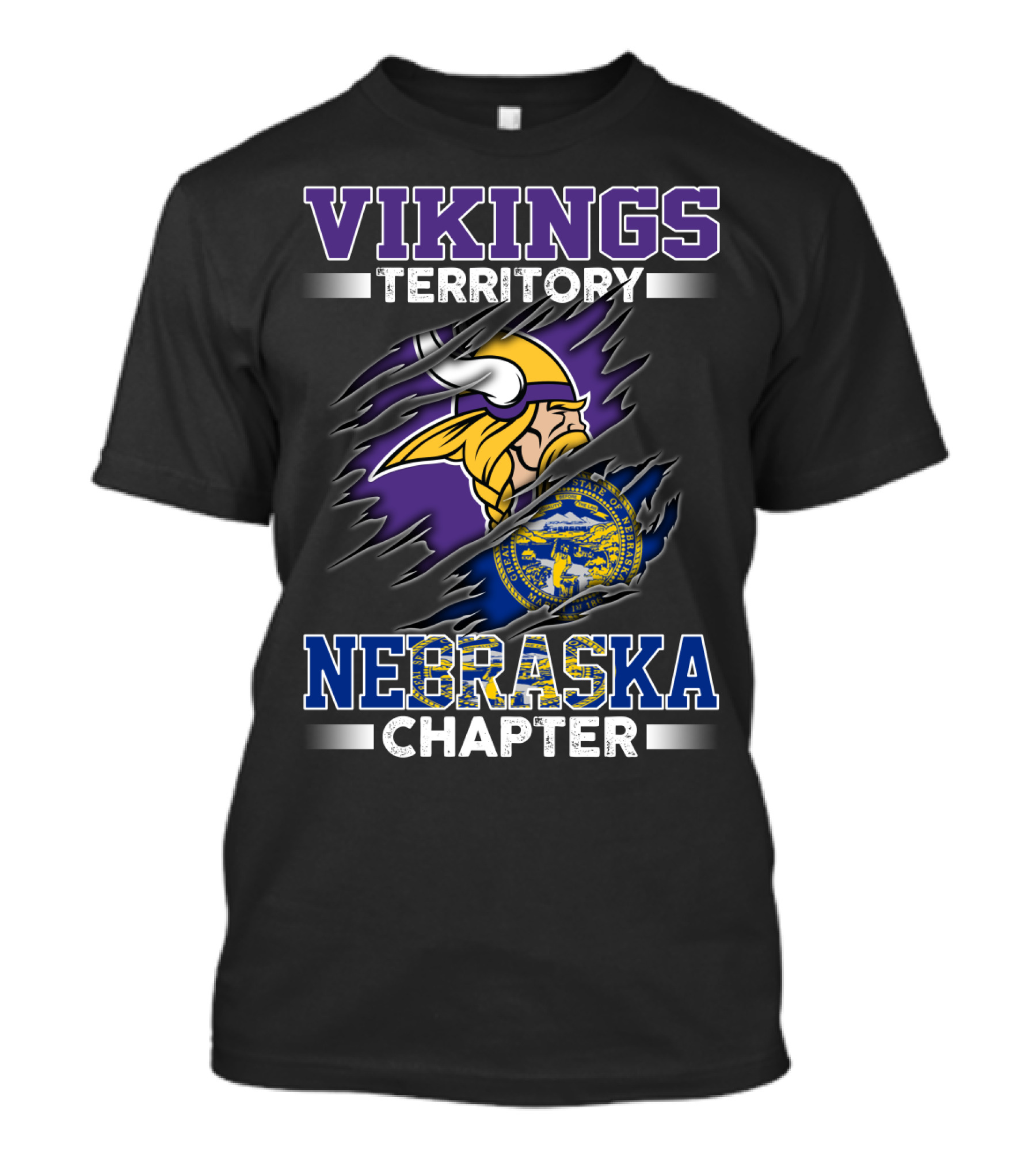 Vikings Territory Nebraska Chapter T-Shirt