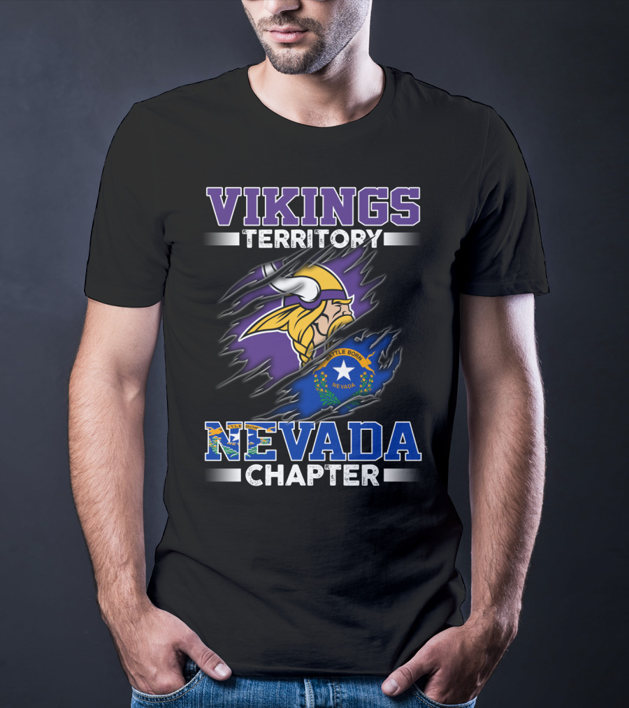 VIKINGS TERRITORY NEVADA CHAPTER BATTLE BORN T-Shirt