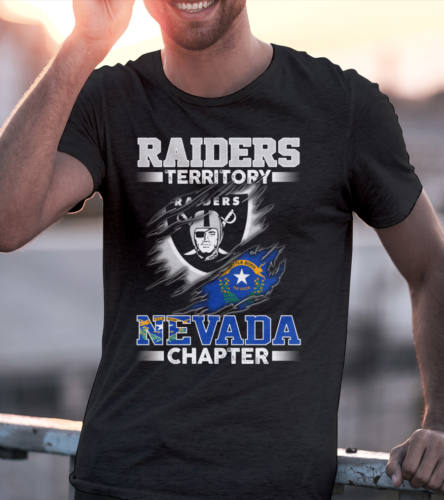 Raiders Territory Nevada Chapter Battle Born T-Shirt