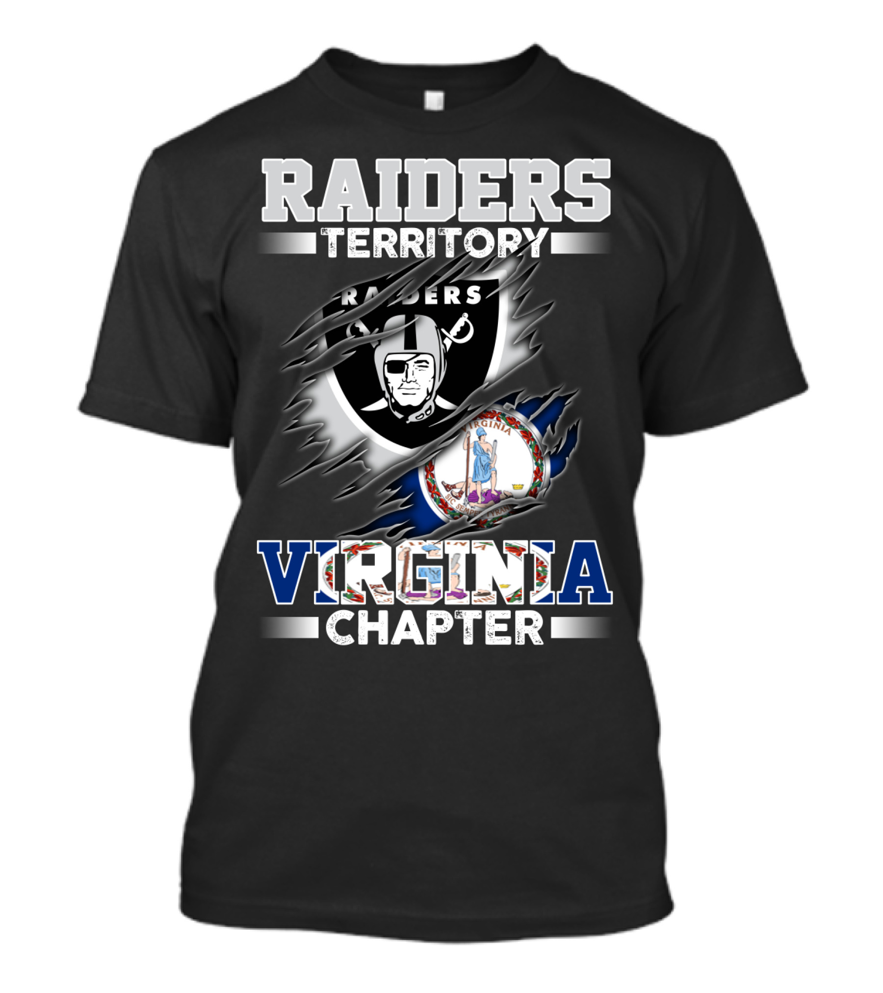 Raiders Territory Virginia Chapter T-Shirt