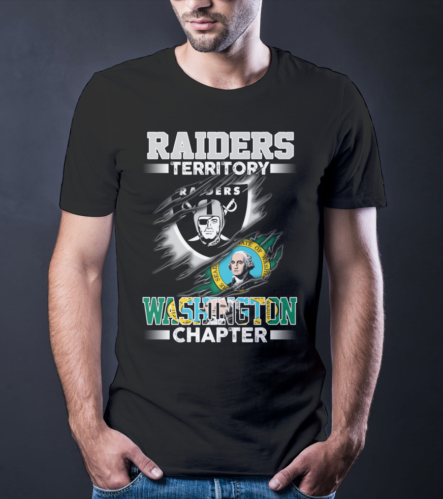 Raiders Territory Washington State Chapter Seal Edition T-Shirt