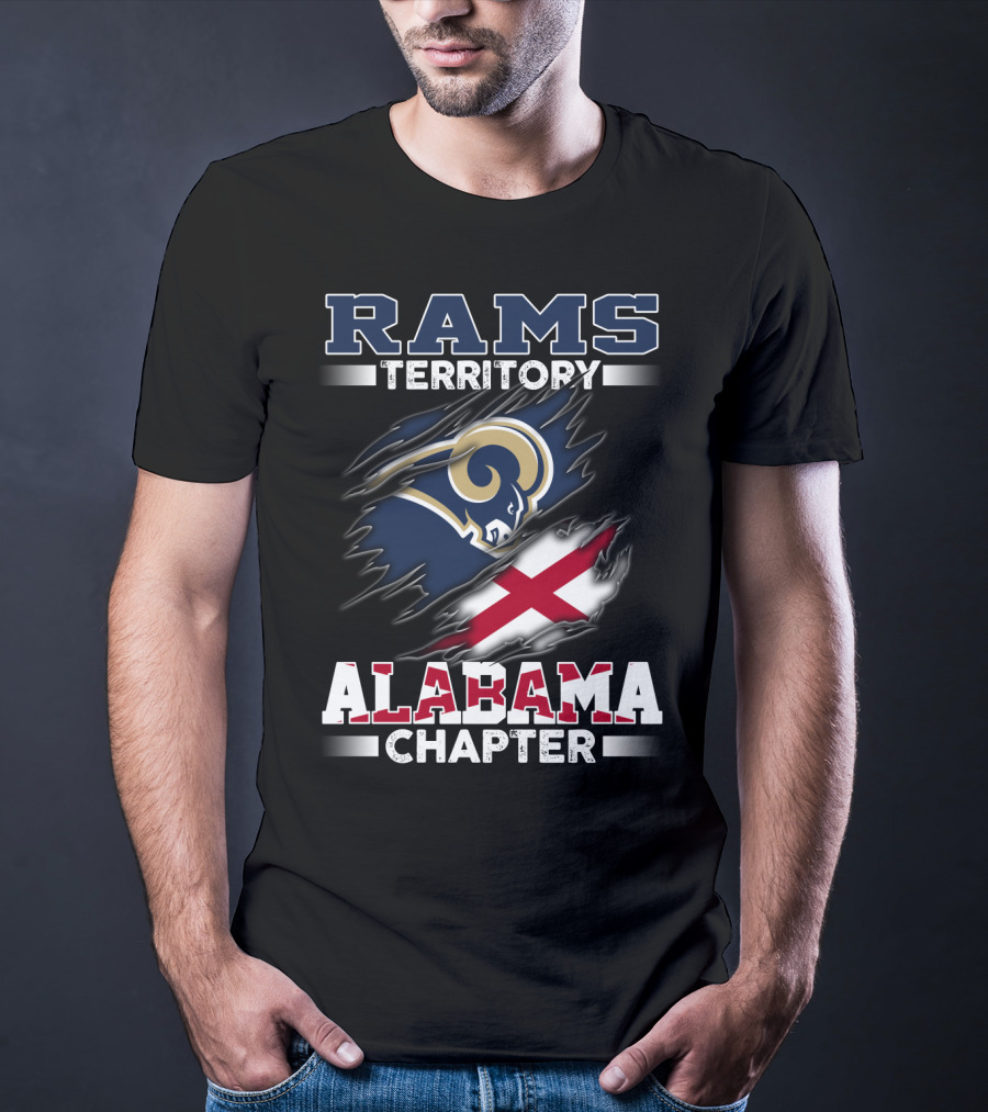 Rams Territory Alabama Chapter Football Fan Community T-Shirt
