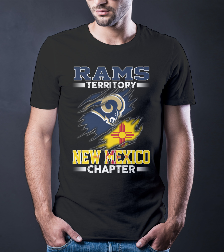 Rams Territory New Mexico Chapter Zia Symbol T-Shirt