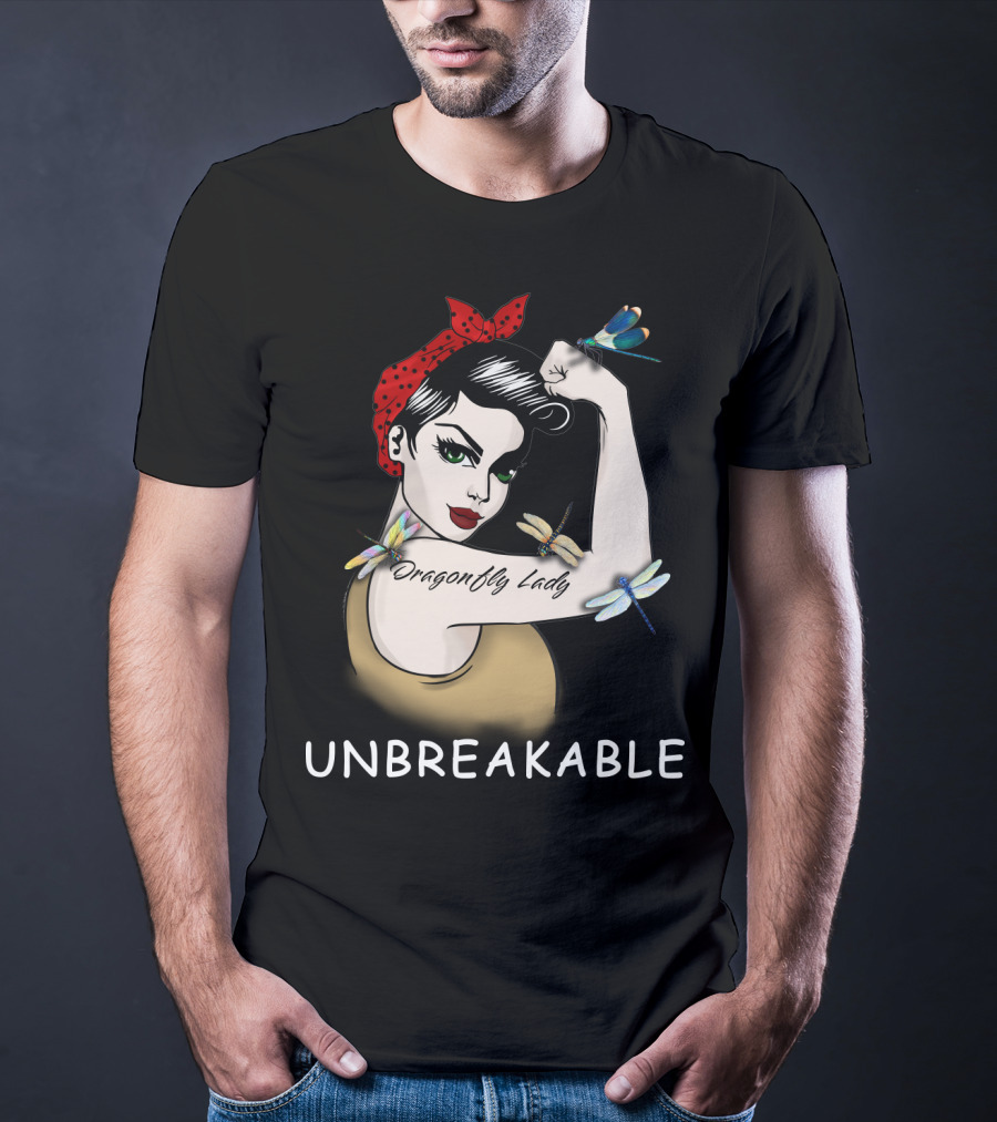Dragonfly Lady Unbreakable T-Shirt