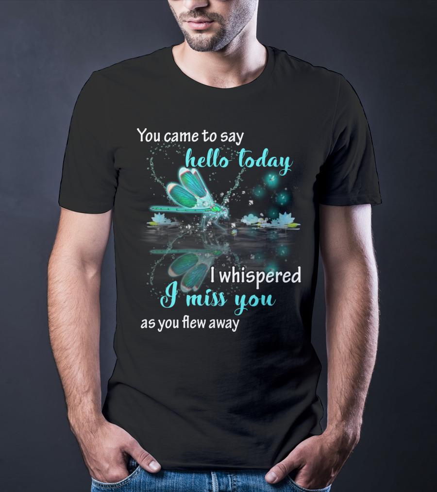 You Came To Say Hello Today I Whispered I Miss You As You Flew Away T-Shirt