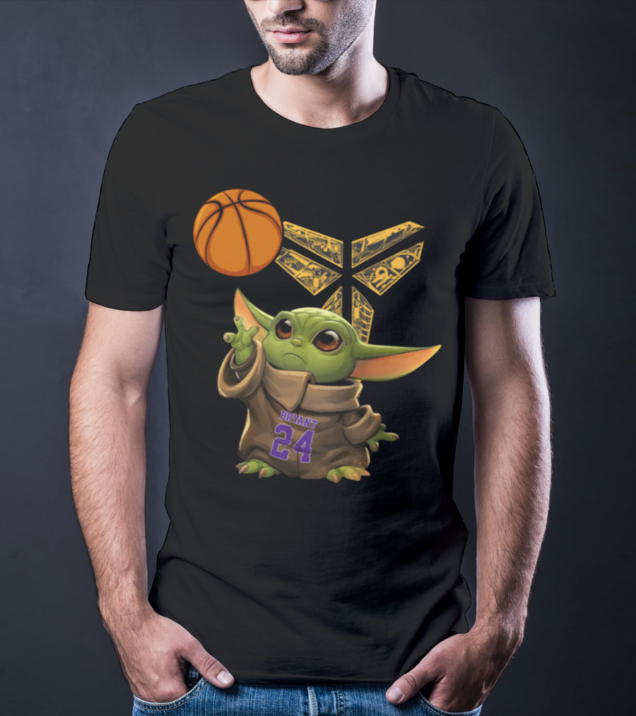 Bryant 24 Basketball Yoda T-Shirt