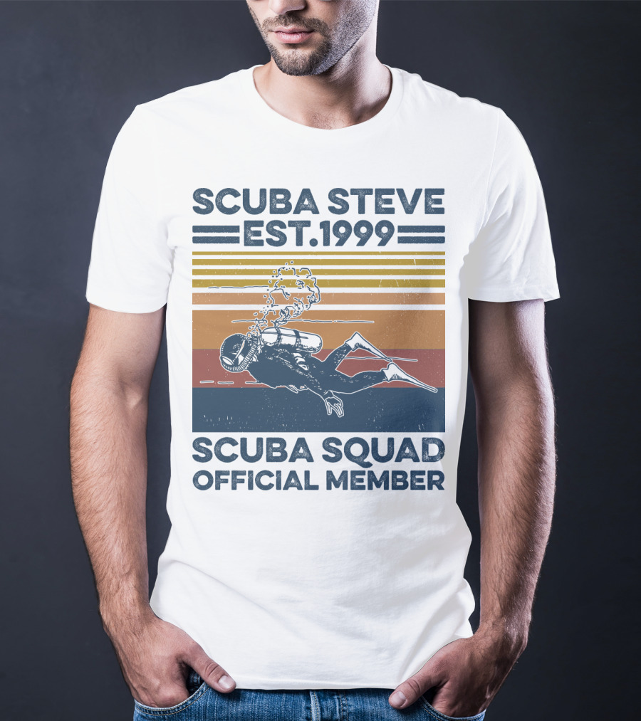 Scuba Steve Est. 1999 Scuba Squad Official Member T-Shirt