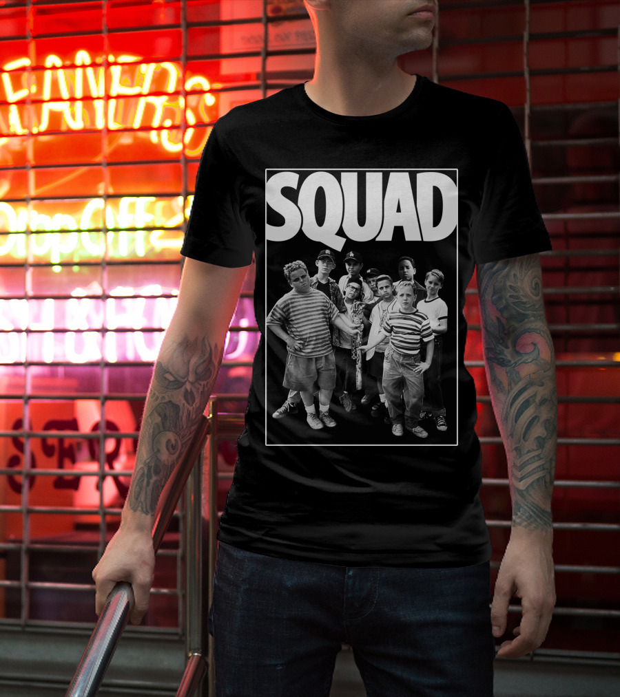 The Sandlot Baseball Squad Classic Movie Kids Team T-Shirt