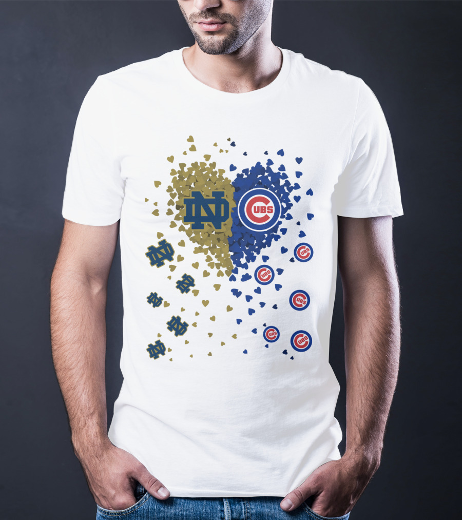 Notre Dame Fighting Irish Cubs Heart Fusion T-Shirt