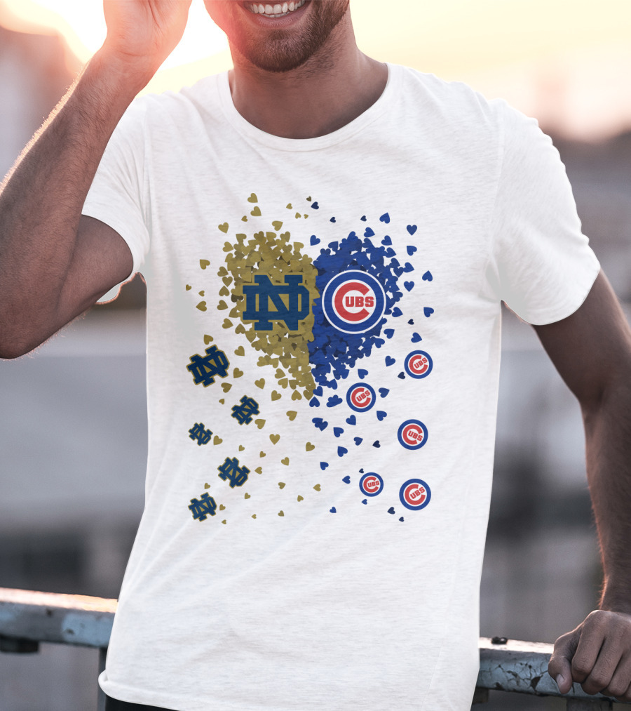 Notre Dame Fighting Irish Cubs Heart Fusion T-Shirt