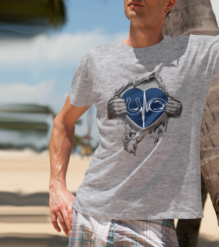 Indianapolis Colts Penn State Heartbeat T-Shirt