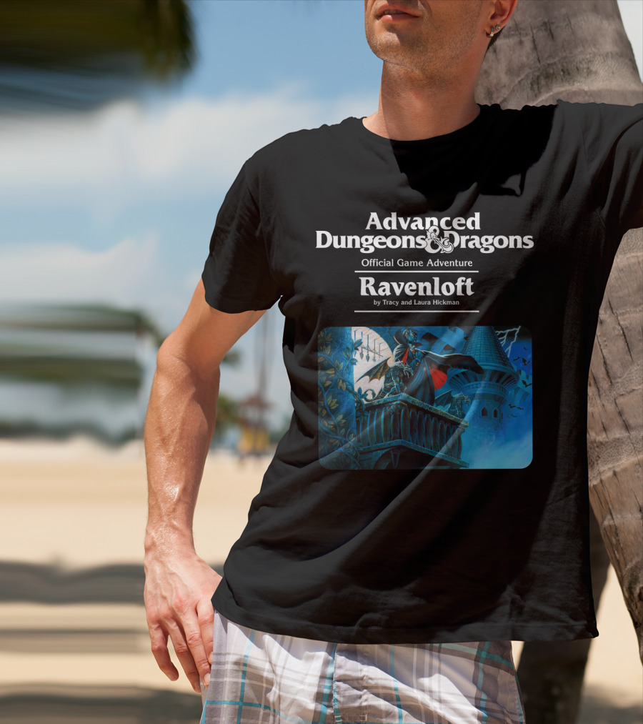Advanced Dungeons And Dragons Official Game Adventure Ravenloft By Tracy And Laura Hickman T-Shirt
