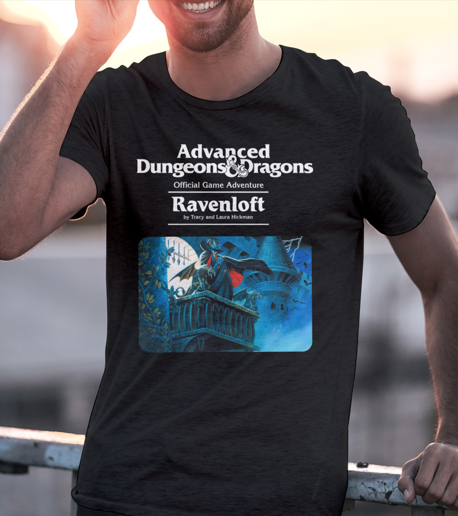 Advanced Dungeons And Dragons Official Game Adventure Ravenloft By Tracy And Laura Hickman T-Shirt