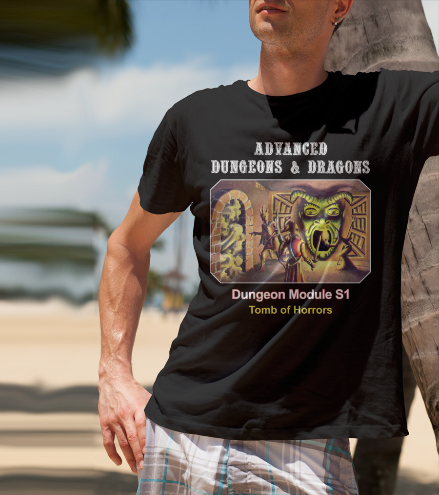 Advanced Dungeons And Dragons Dungeon Module S1 Tomb Of Horrors T-Shirt
