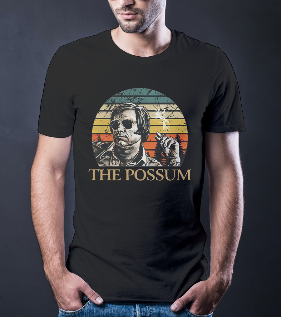 George Jones The Possum Vintage Retro Style Smoking T-Shirt