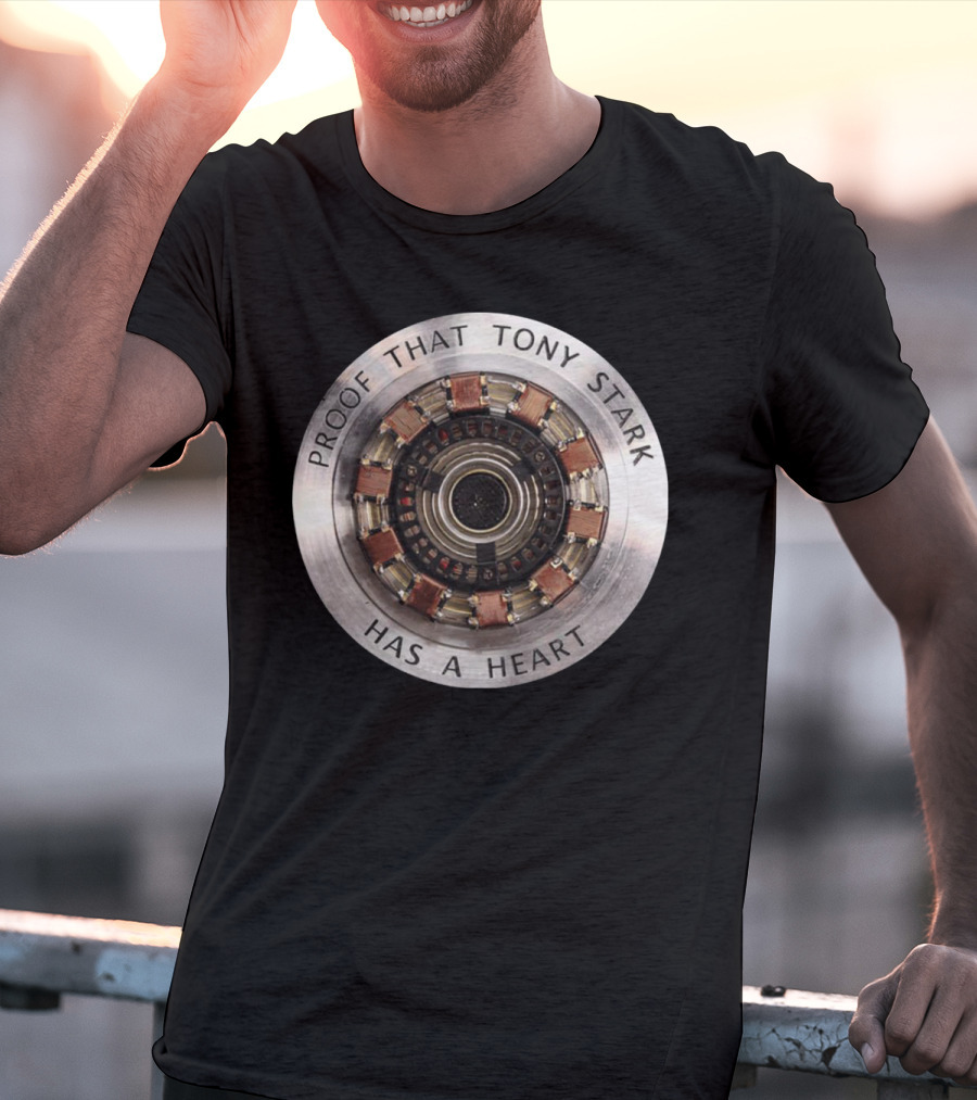 Proof That Tony Stark Has A Heart Arc Reactor T-Shirt
