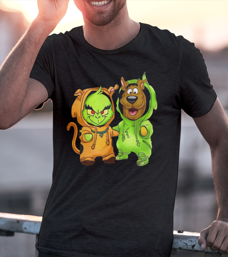 Grinch Scooby Doo Costume Mashup Halloween Crossover T-Shirt