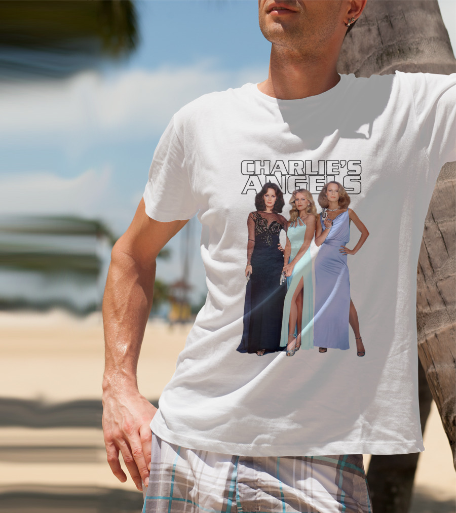 Charlie's Angels Classic Trio In Evening Gowns T-Shirt