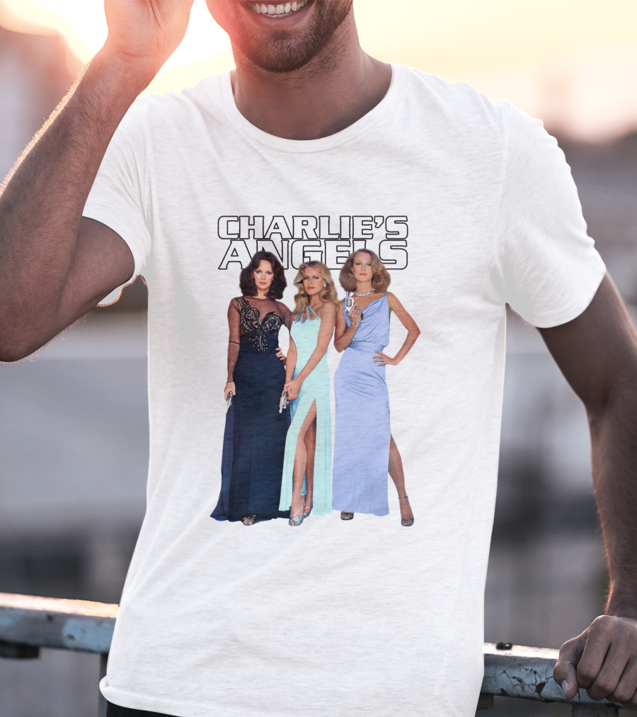 Charlie's Angels Classic Trio In Evening Gowns T-Shirt
