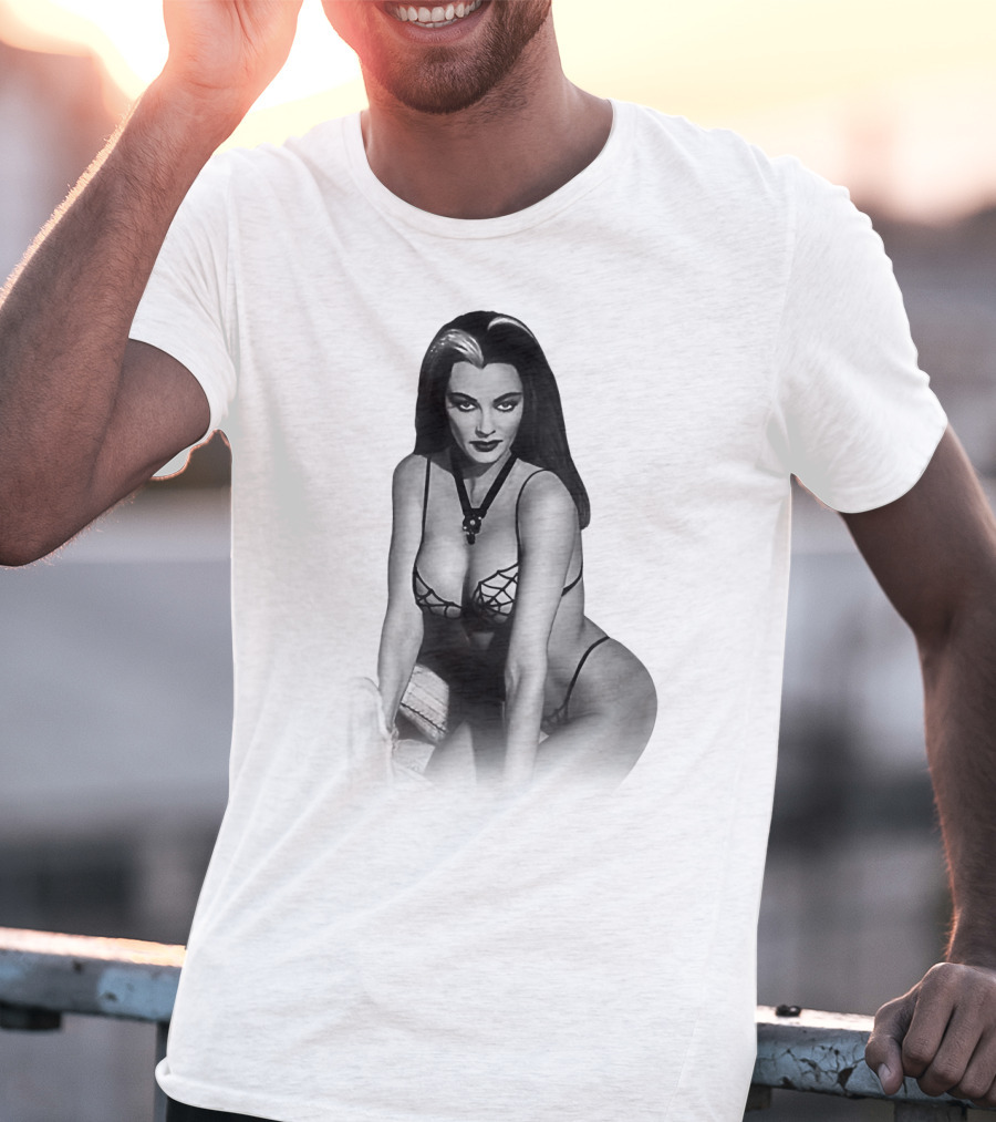 Lily Munster Retro Style Swimwear Pin-Up T-Shirt