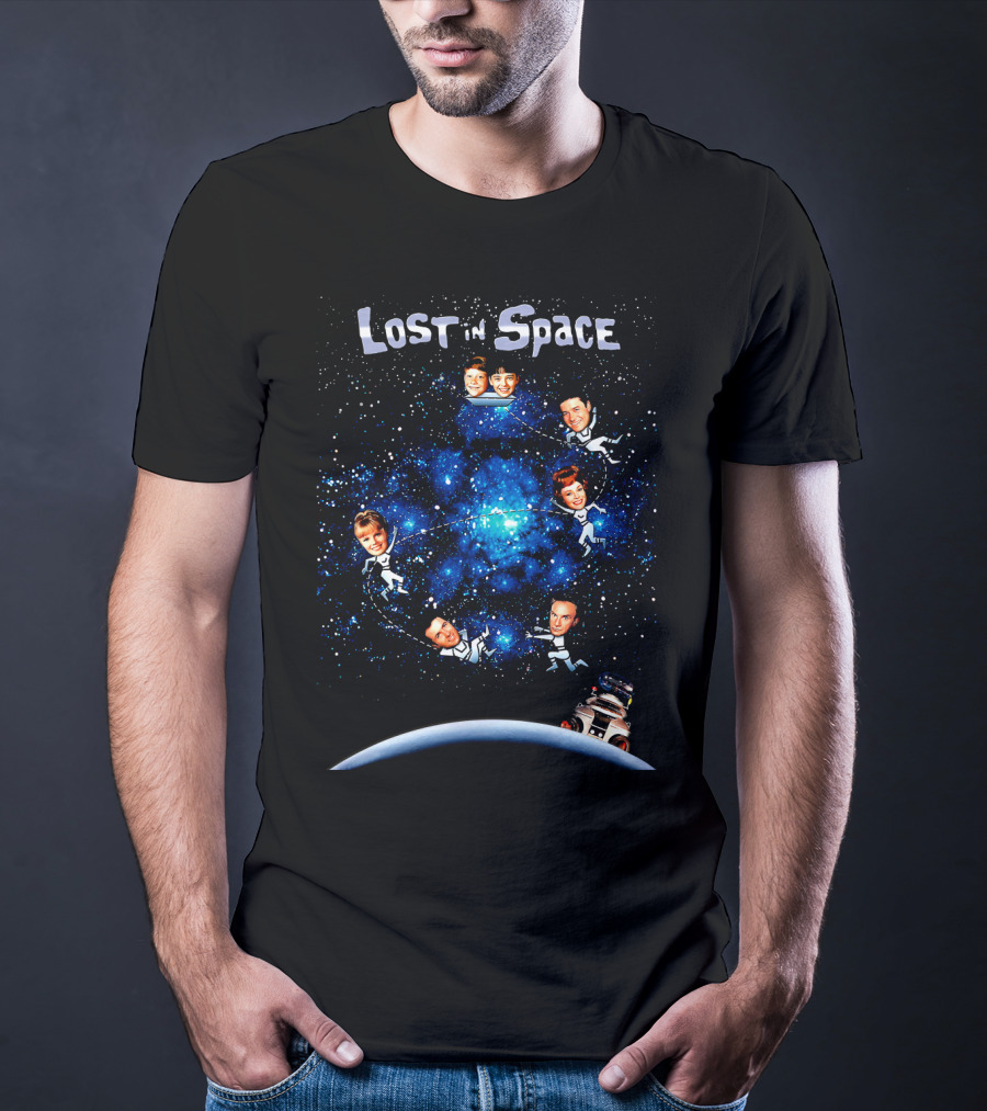 Lost In Space Family Floating Galaxy Adventure T-Shirt