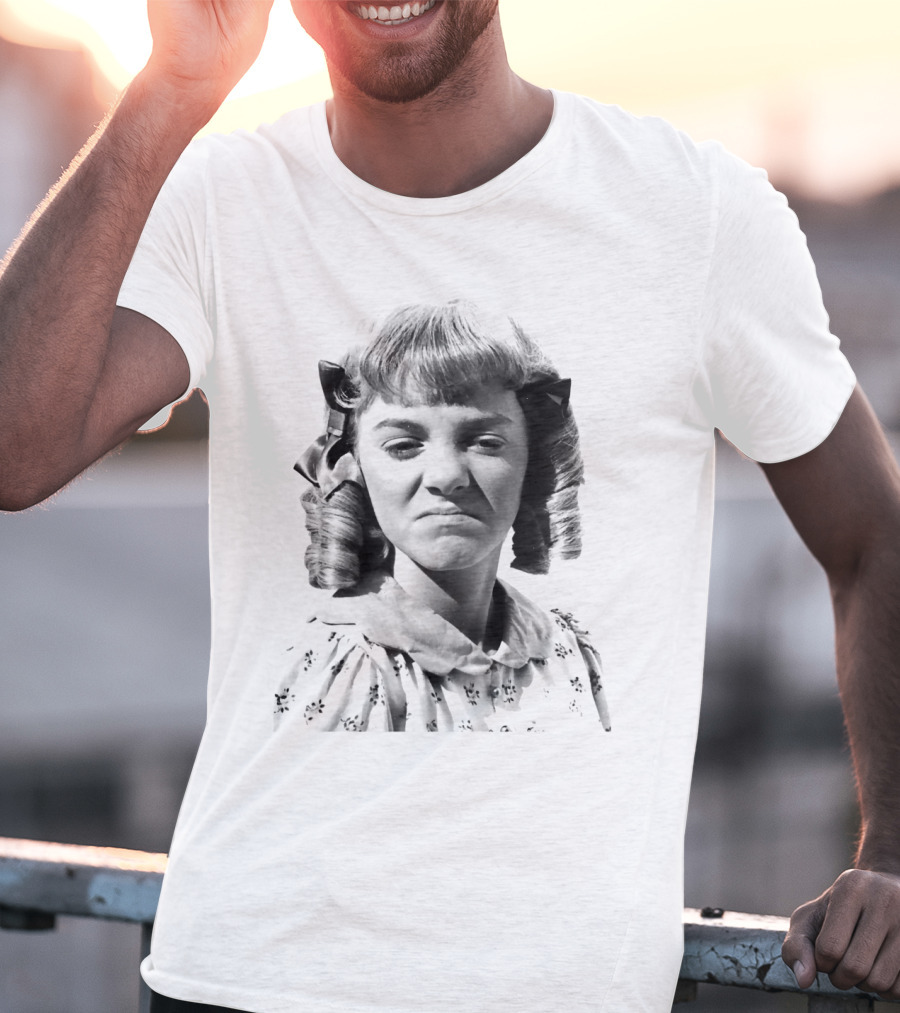 Alison Arngrim Little House On The Prairie Nellie Oleson Iconic Character Face T-Shirt