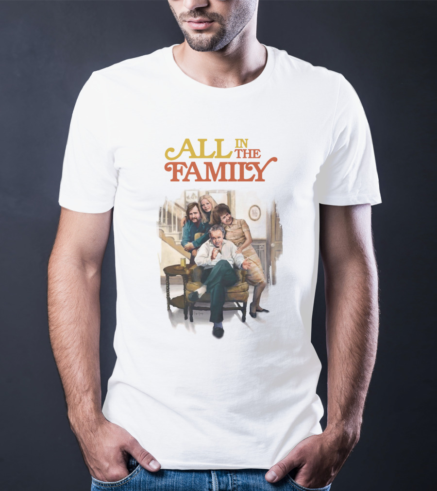 All In The Family Classic TV Sitcom Cast T-Shirt