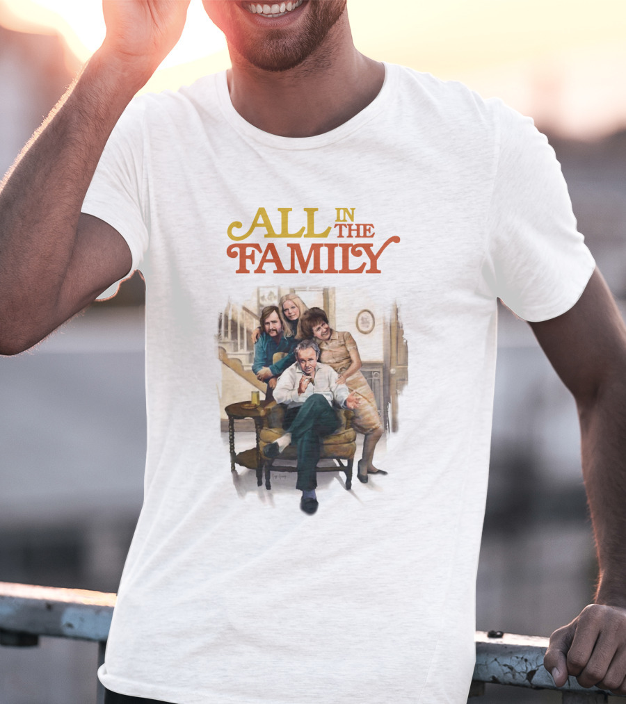 All In The Family Classic TV Sitcom Cast T-Shirt