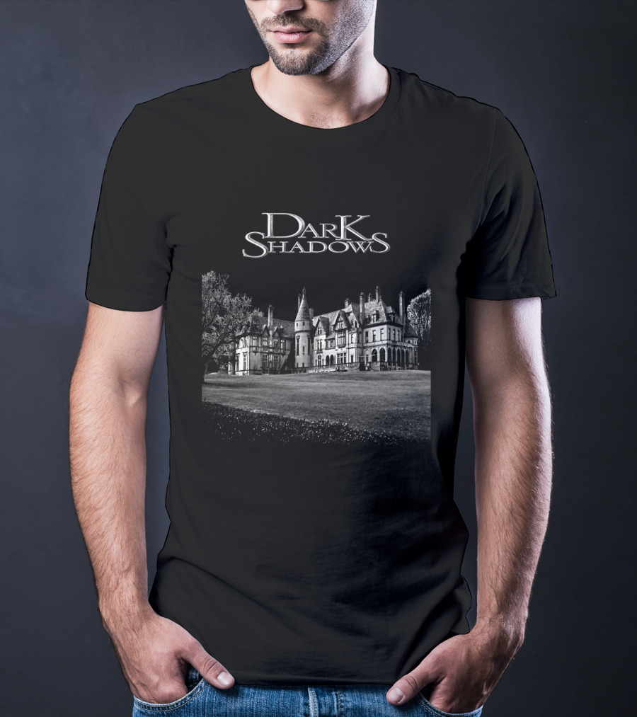 Dark Shadows Gothic Mansion Scene T-Shirt