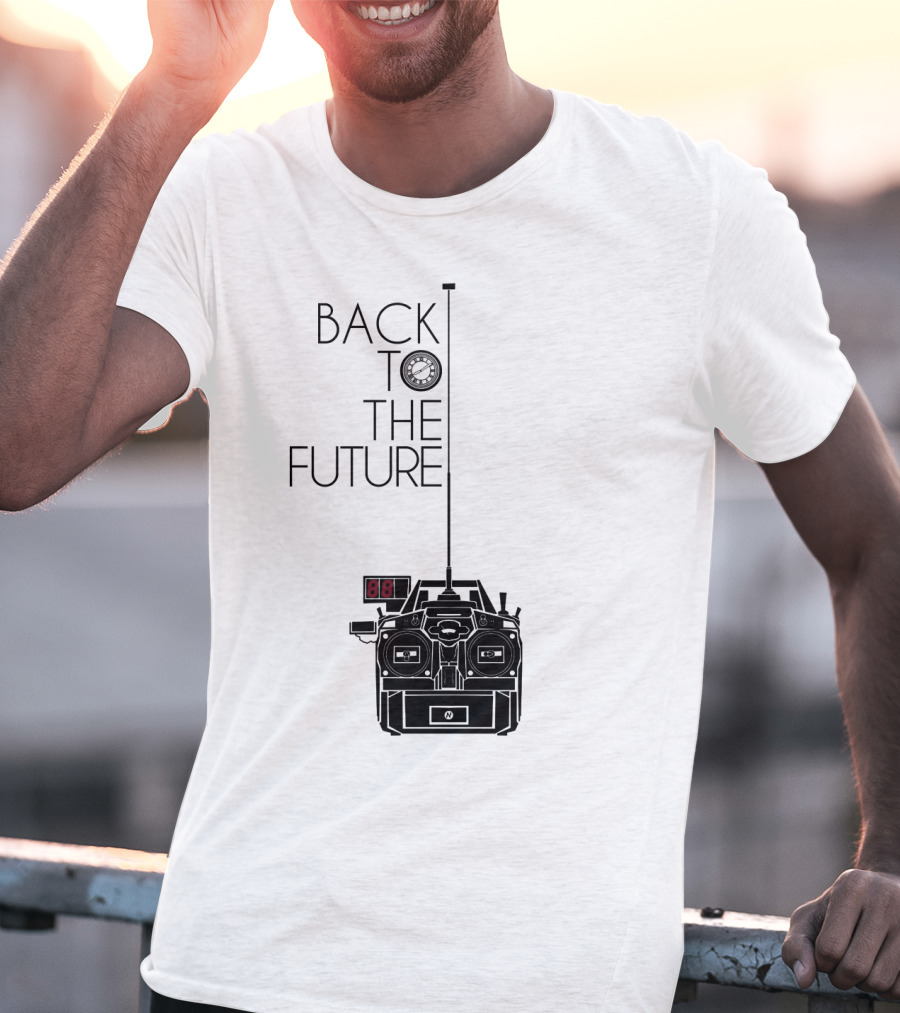 Back To The Future Delorean Vector T-Shirt