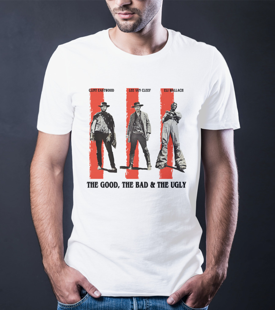 Clint Eastwood Lee Van Cleef Eli Wallach The Good The Bad And The Ugly T-Shirt