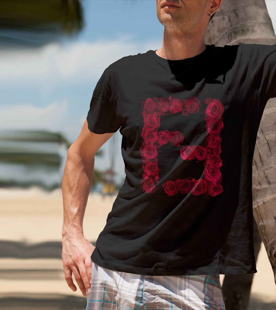 FD Red Roses Block Letters T-Shirt
