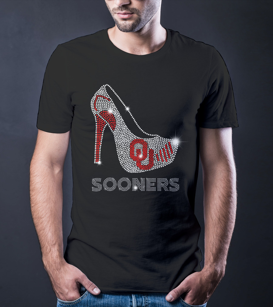 Oklahoma Sooners OU High Heel Sparkle T-Shirt