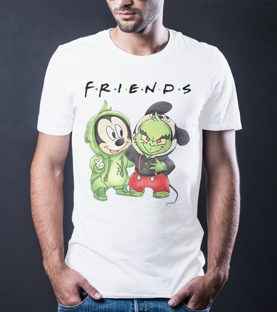 Friends Grinch Mickey Mashup T-Shirt