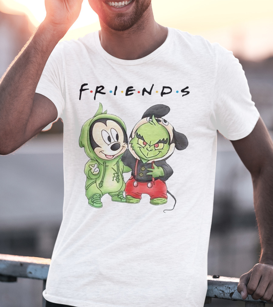 Friends Grinch Mickey Mashup T-Shirt