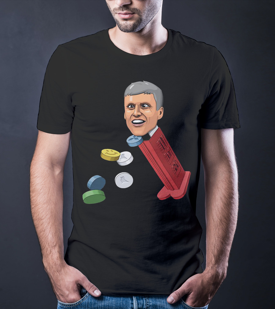 Jim’ll Paint It Dispenser With Flying Colorful Tablets T-Shirt