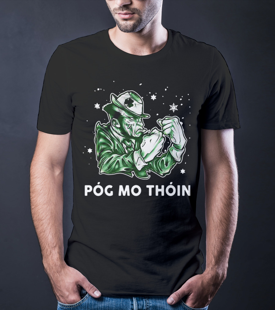 An Ordinary Man Póg Mo Thóin Fighting Irishman T-Shirt