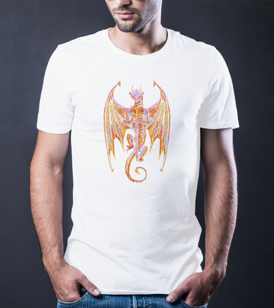 Dragon Sword Norse Mythology Fusion T-Shirt