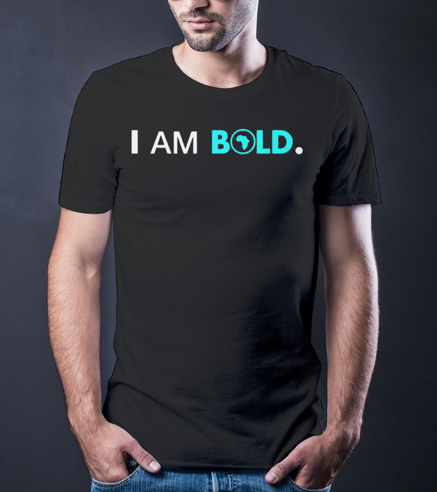 I Am Bold Africa Map T-Shirt