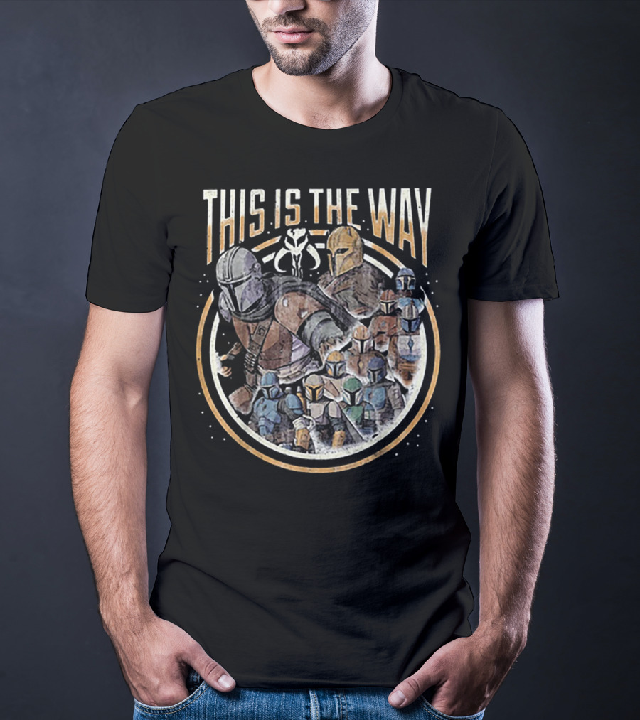 Boba Fett This Is The Way Star Wars Mandalorian Warriors T-Shirt