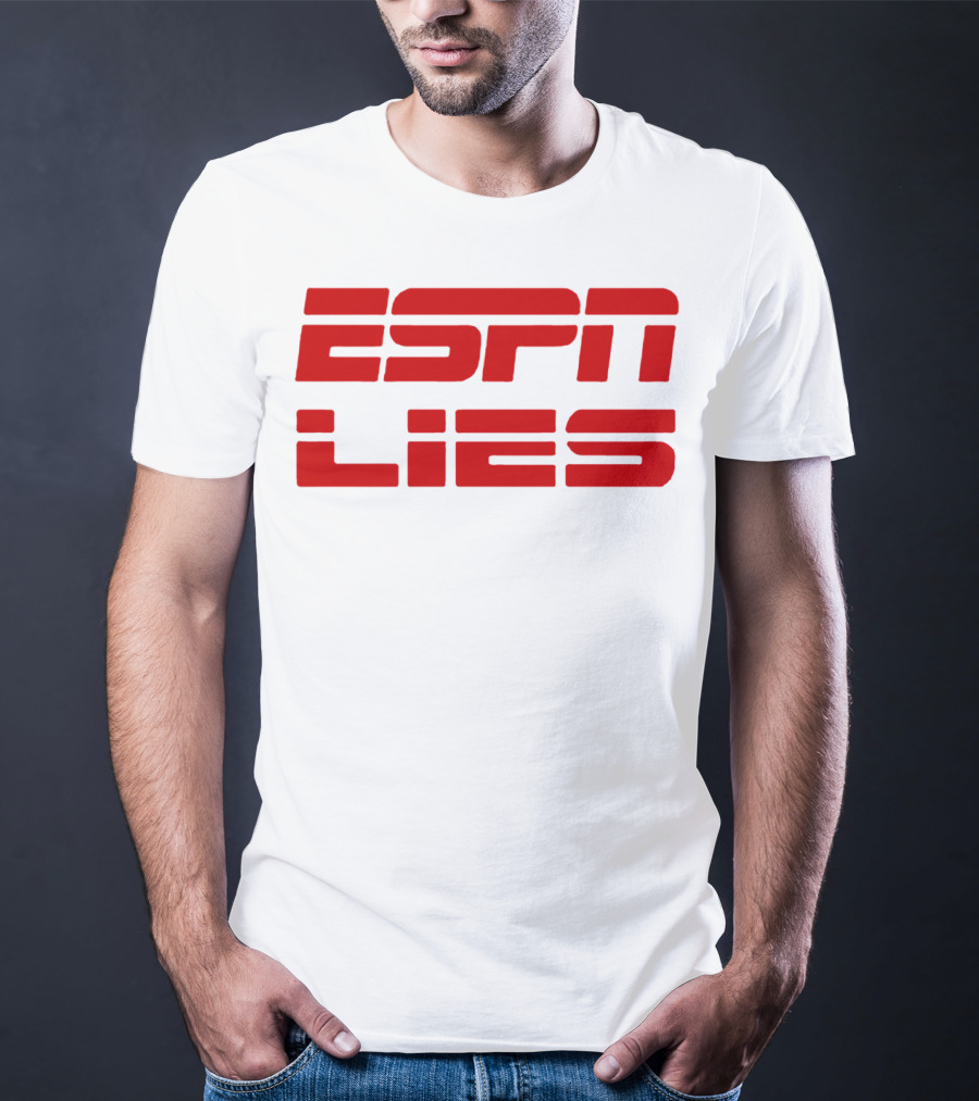 ESPN Lies Red T-Shirt