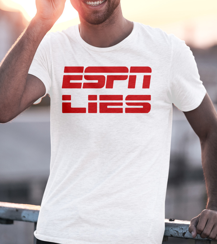 ESPN Lies Red T-Shirt