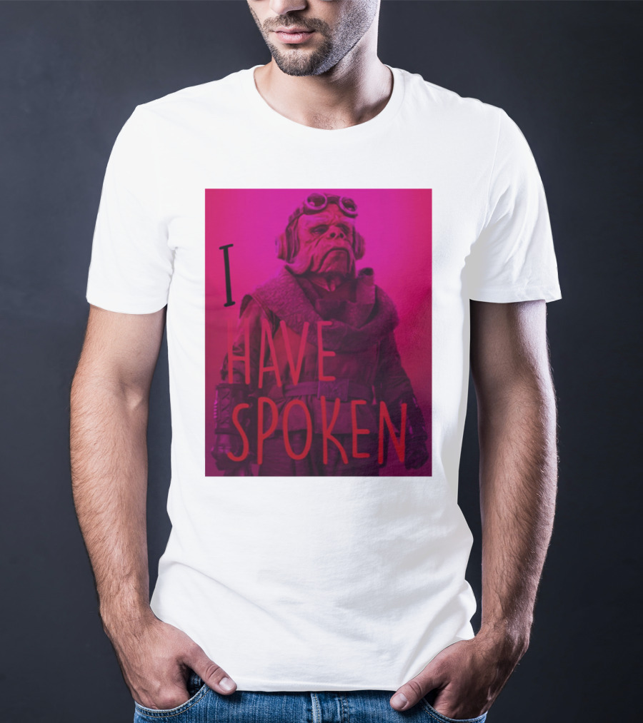 The Mandalorian Kuiil Portrait I Have Spoken T-Shirt