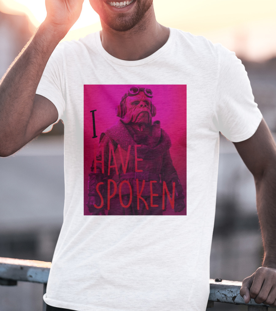 The Mandalorian Kuiil Portrait I Have Spoken T-Shirt