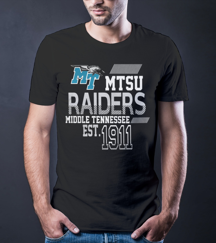 MTSU Raiders Middle Tennessee MT EST1911 T-Shirt